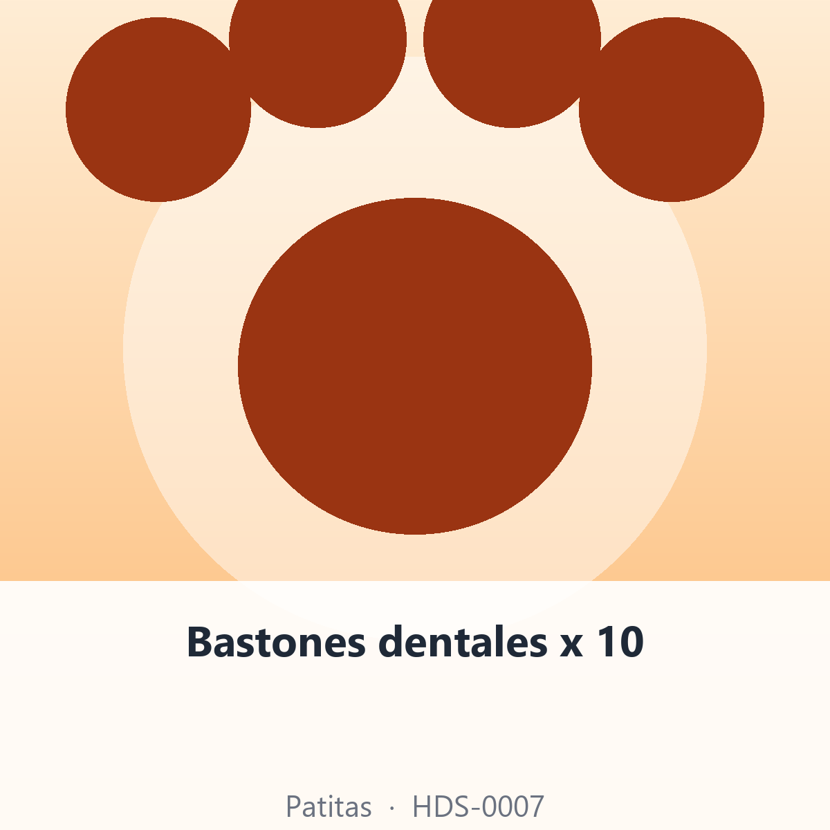 Bastones dentales x 10