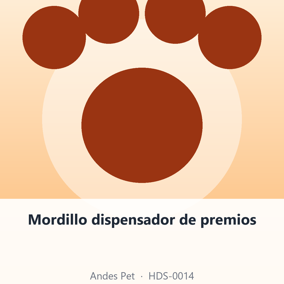 Mordillo dispensador de premios