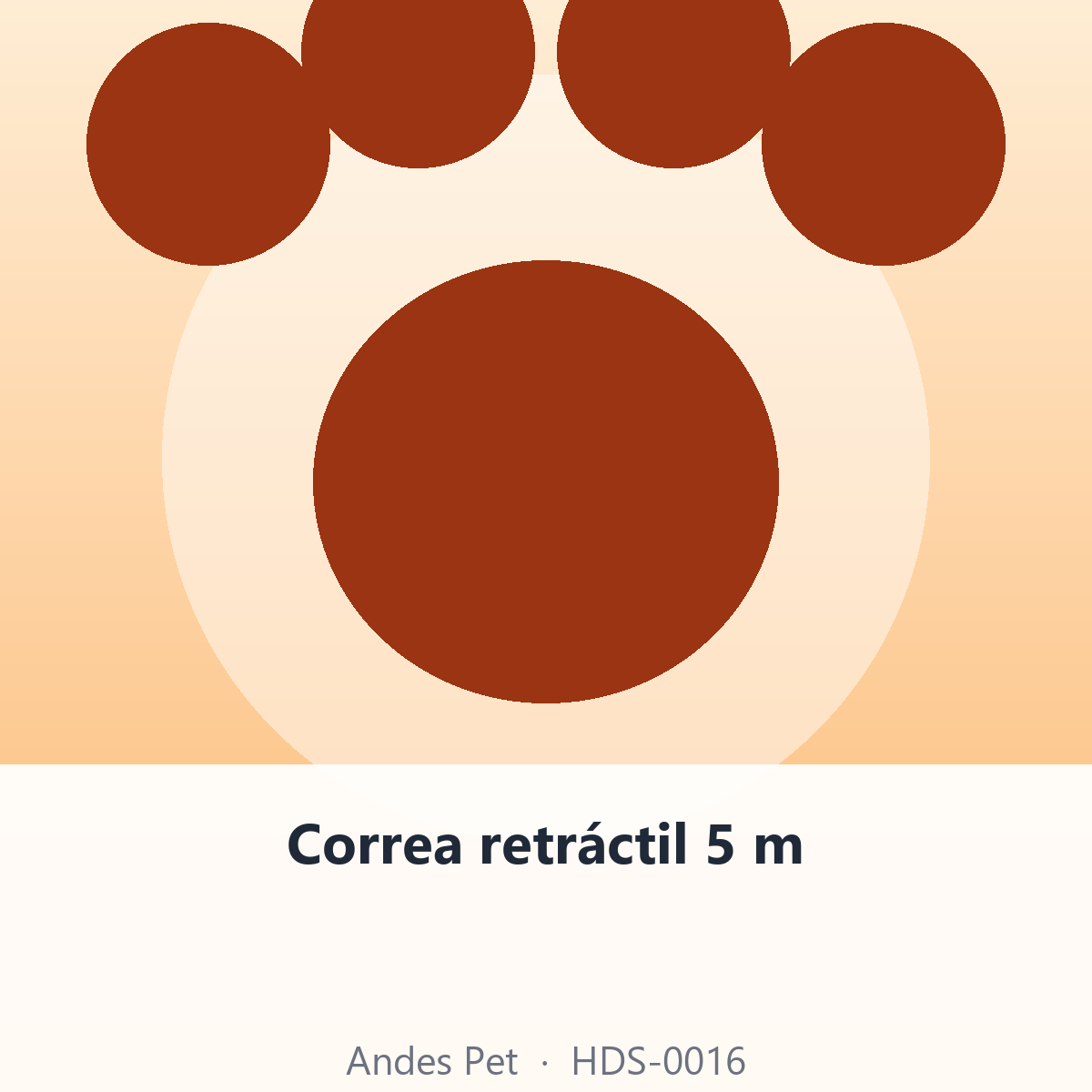 Correa retráctil 5 m