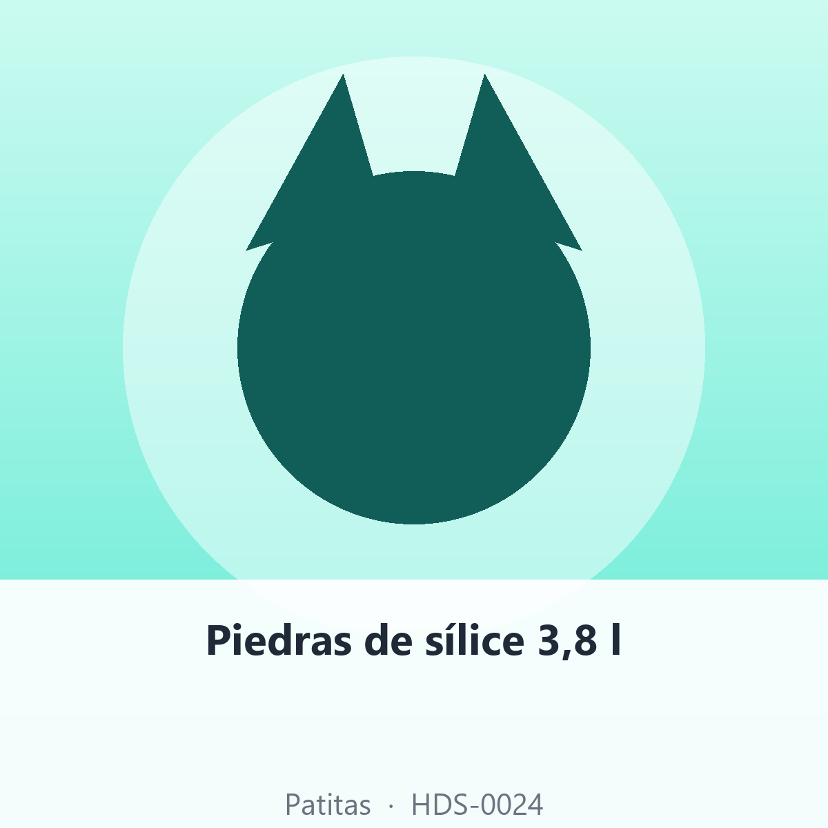 Piedras de sílice 3,8 l