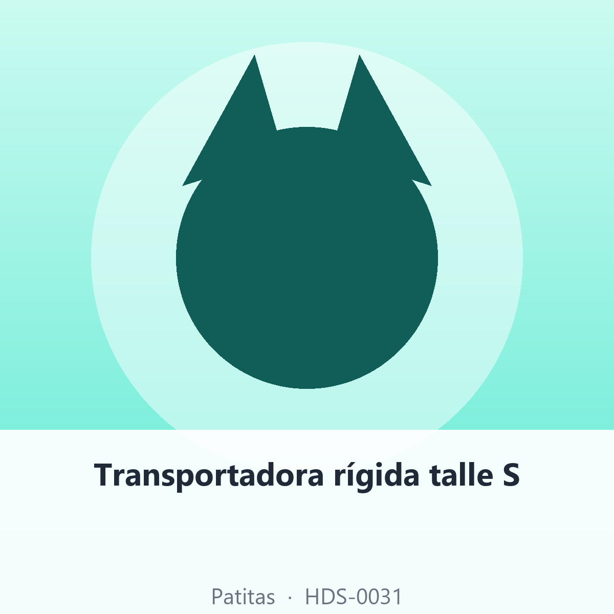 Transportadora rígida talle S