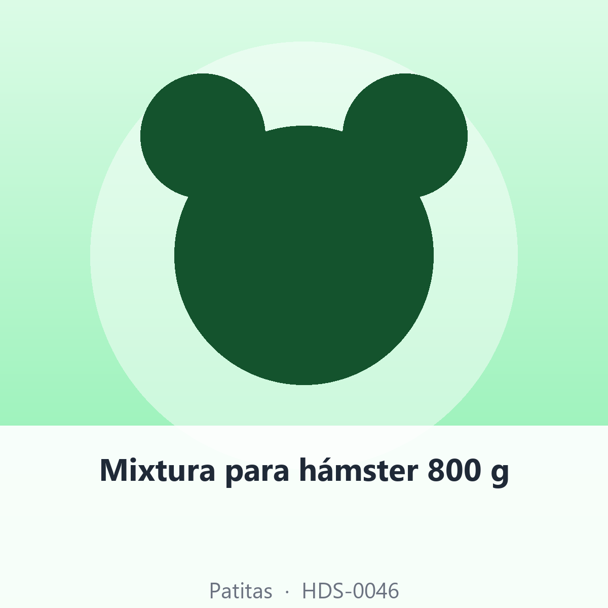 Mixtura para hámster 800 g