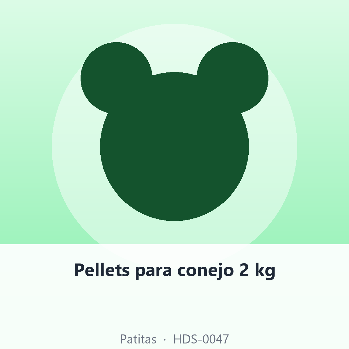Pellets para conejo 2 kg