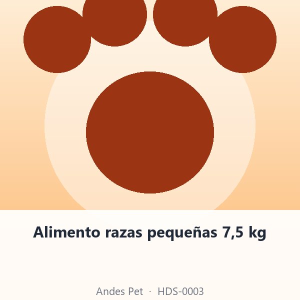 Alimento razas pequeñas 7,5 kg