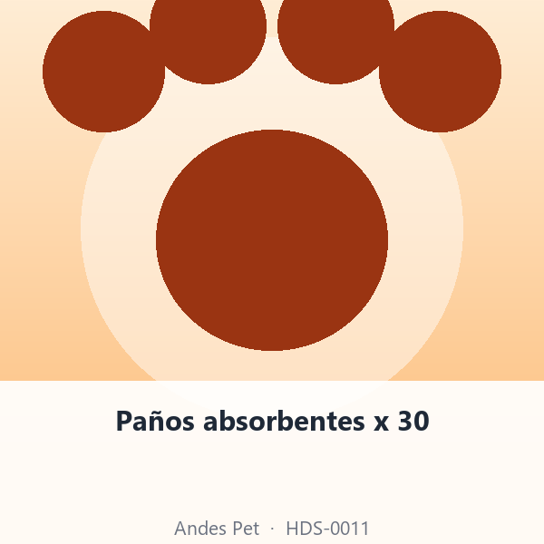 Paños absorbentes x 30