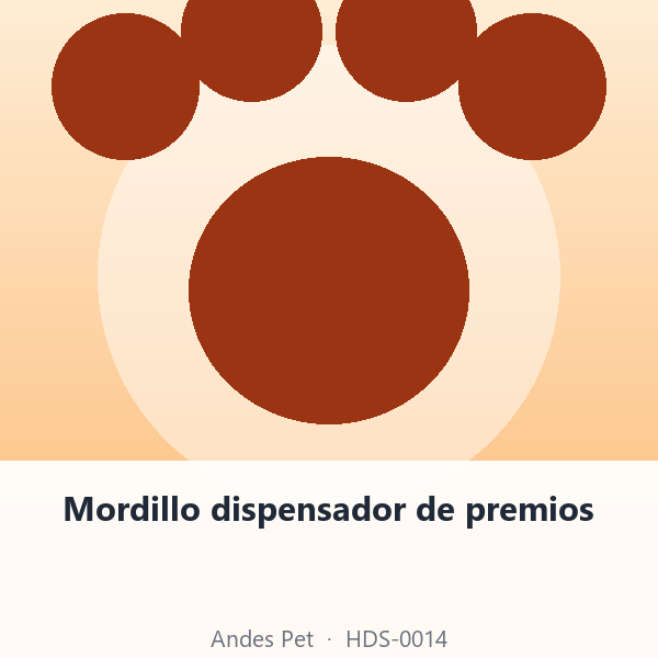 Mordillo dispensador de premios