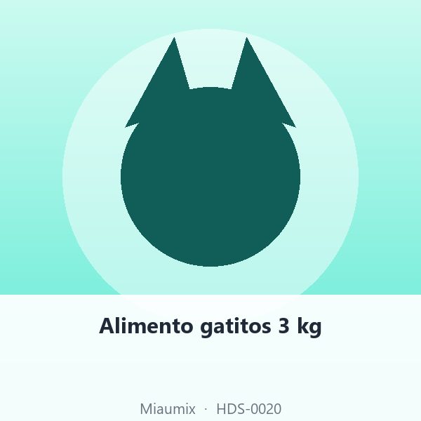 Alimento gatitos 3 kg