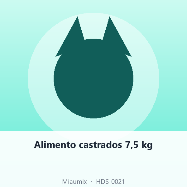 Alimento castrados 7,5 kg