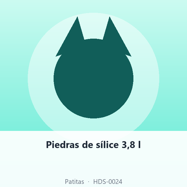 Piedras de sílice 3,8 l