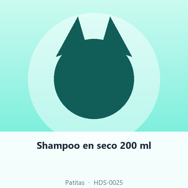 Shampoo en seco 200 ml