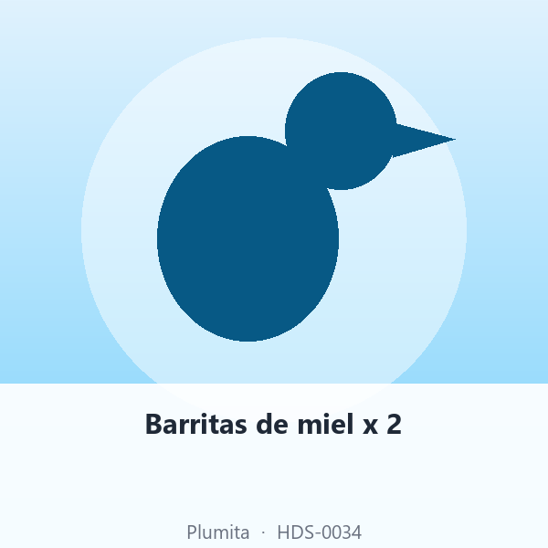 Barritas de miel x 2