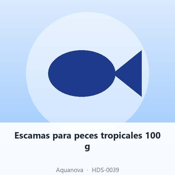 Escamas para peces tropicales 100 g