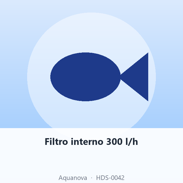 Filtro interno 300 l/h