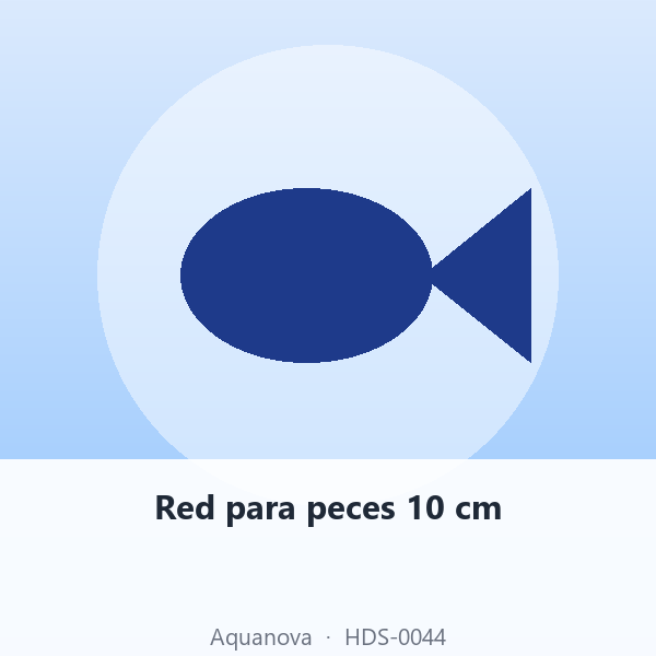 Red para peces 10 cm